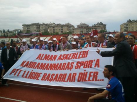 Alman Askerlerinden Kahramanmaraşspor'a Destek